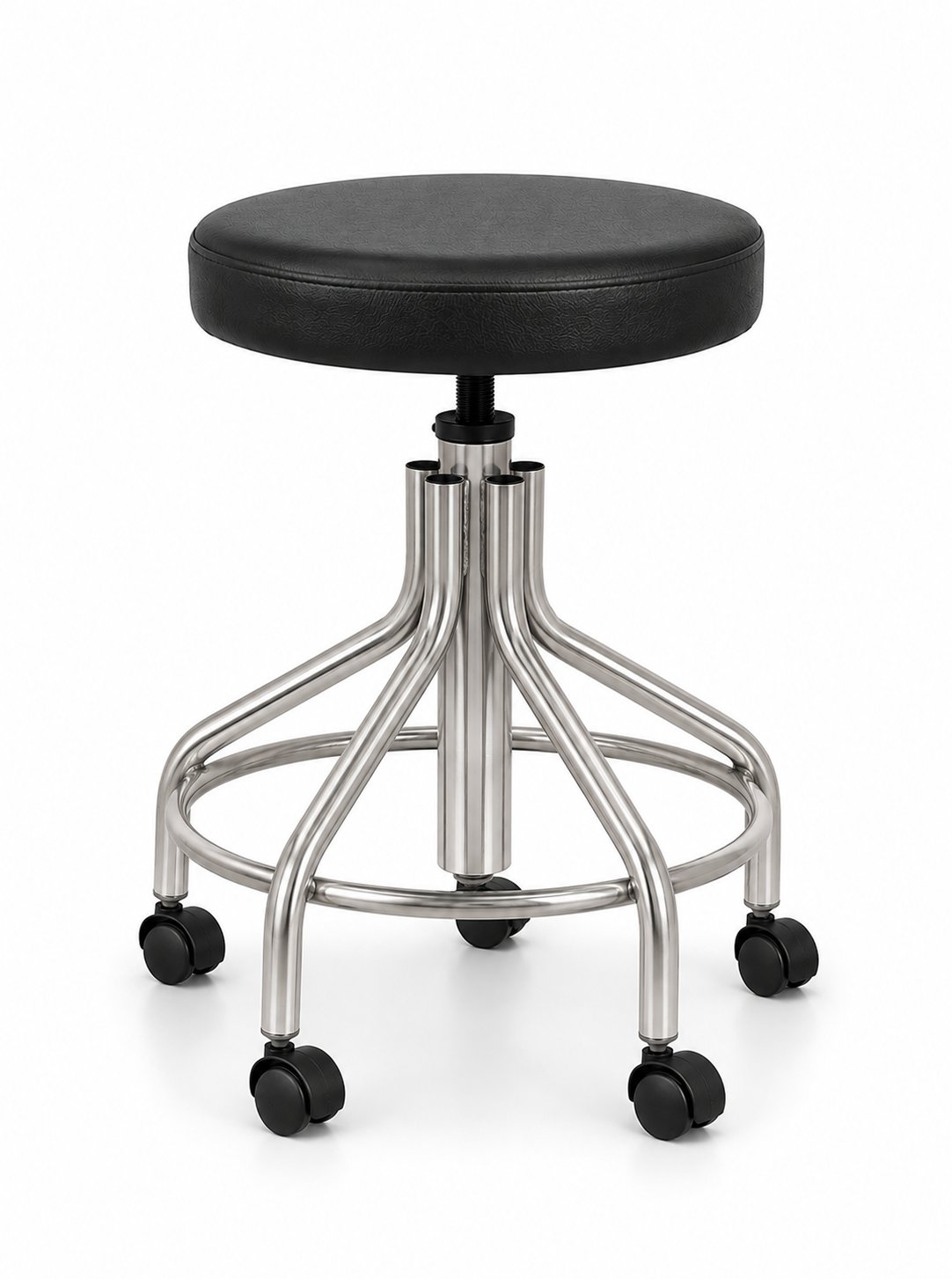 Doctors Stool — Stainless Steel Base
